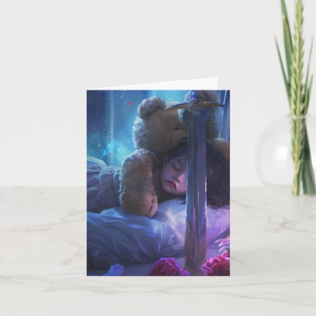 Die Schutzkarte Dankeskarte (Vorderseite)