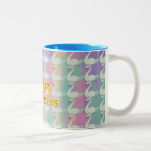 Die Schwan-Prinzessin - ODETTE-Schwan-Tasse Zweifarbige Tasse