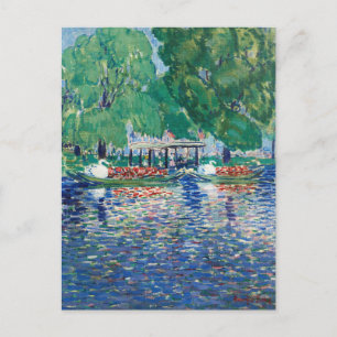 Die Schwanenboote   George Luks Postkarte