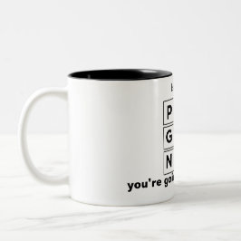 die schwangere Zwei-Tone-Kaffee-Tasse Ihrer Ehefra Zweifarbige Tasse