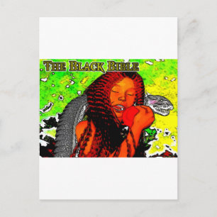 "Die schwarze Bibel": Adam & Eve Postkarte