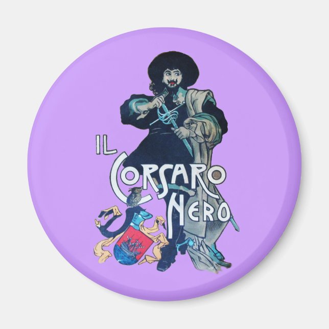 DIE SCHWARZE CORSAIR MAGNET (Vorne)