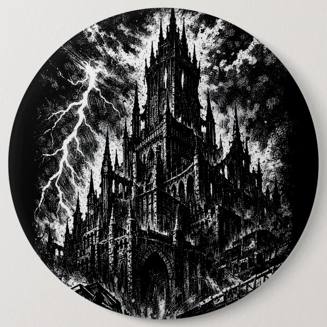 Die Schwarze Festung von BurnsInHell Button (Vorderseite)