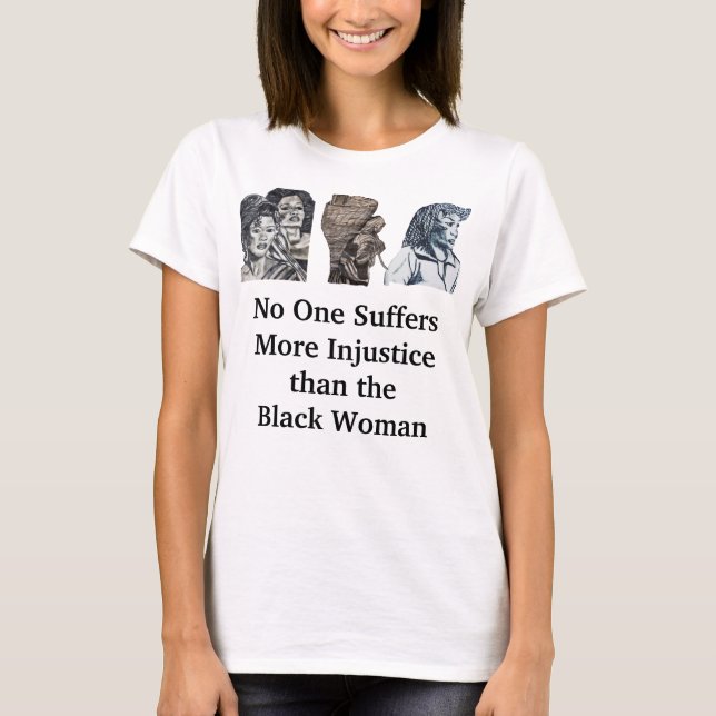 DIE SCHWARZE FRAUENOBERFLÄCHE T-Shirt (Vorderseite)