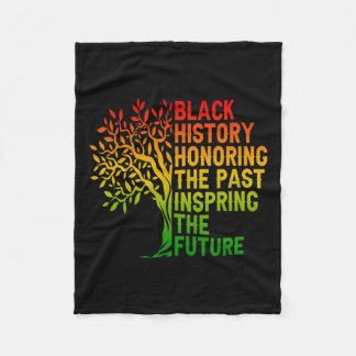 Die schwarze Geschichte ehrt den früheren afrikani Fleecedecke