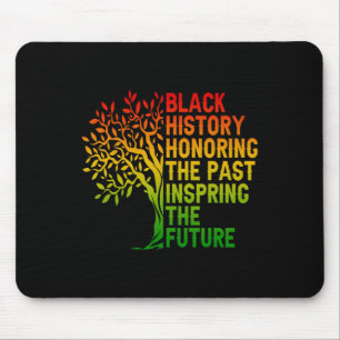 Die schwarze Geschichte ehrt den früheren afrikani Mousepad