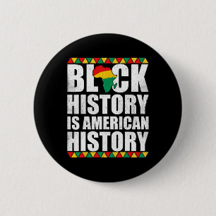 Die schwarze Geschichte ist das patriotische Afrik Button