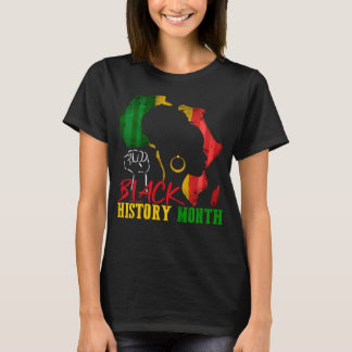 Die schwarze Geschichte ist das patriotische Afrik T-Shirt