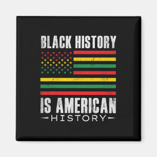 Die schwarze Geschichte ist die amerikanische Gesc Magnet