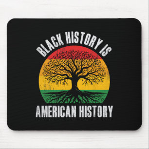 Die schwarze Geschichte ist die amerikanische Gesc Mousepad