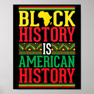 Die schwarze Geschichte ist die amerikanische Gesc Poster