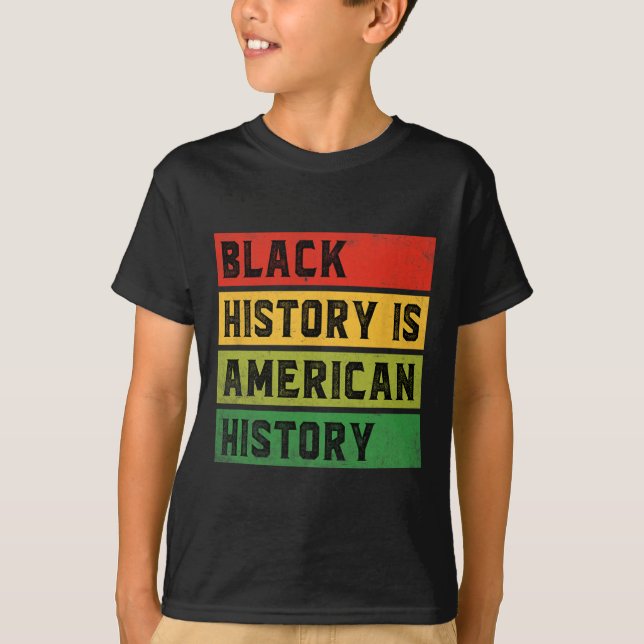 Die schwarze Geschichte ist die amerikanische Gesc T-Shirt (Vorderseite)