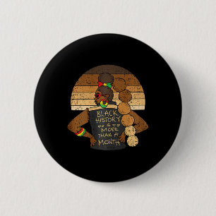 Die schwarze Geschichte ist mehr als ein Monat Män Button
