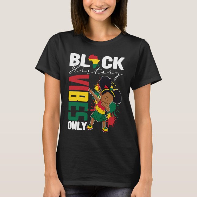 Die schwarze Geschichte sieht nur BHM BLM Little D T-Shirt (Vorderseite)