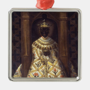Die schwarze Jungfrau im Chadaraita Silbernes Ornament