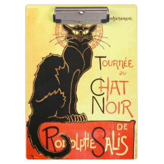 Die schwarze Katze,Original Plakat Klemmbrett