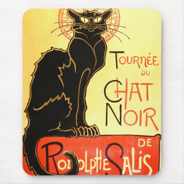 Die schwarze Katze,Originalplakat Mousepad (Vorne)