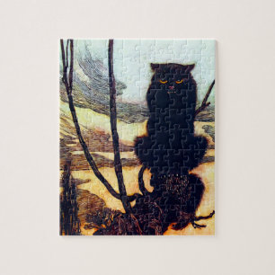 Die schwarze Katze Puzzle