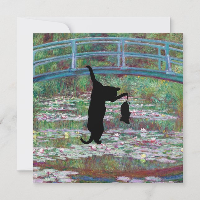 Die schwarze Katze und Maus hängen (Vorderseite)