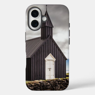 Die Schwarze Kirche Budir, Island iPhone 16 Hülle