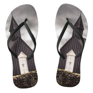 Die Schwarze Kirche Budir, Island Flip Flops