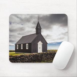 Die Schwarze Kirche Budir, Island Mousepad