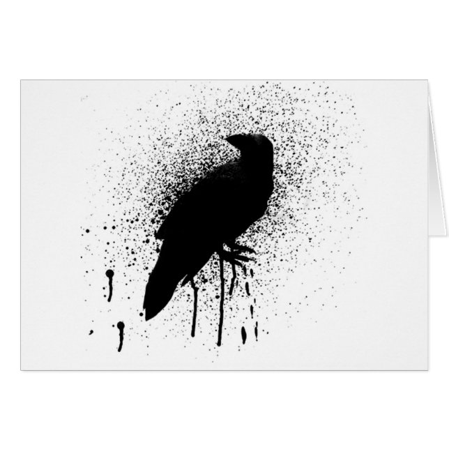 Die schwarze Krähe (Vorderseite (Horizontal))