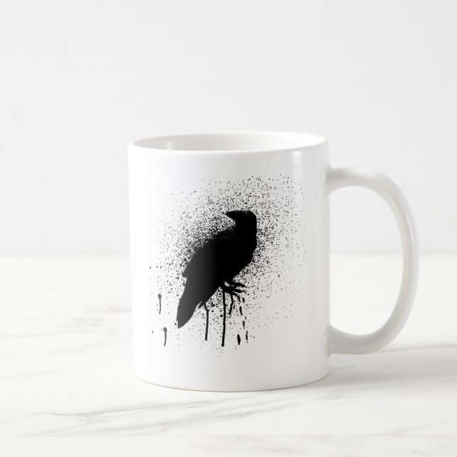 Die schwarze Krähe Tasse (Rechts)