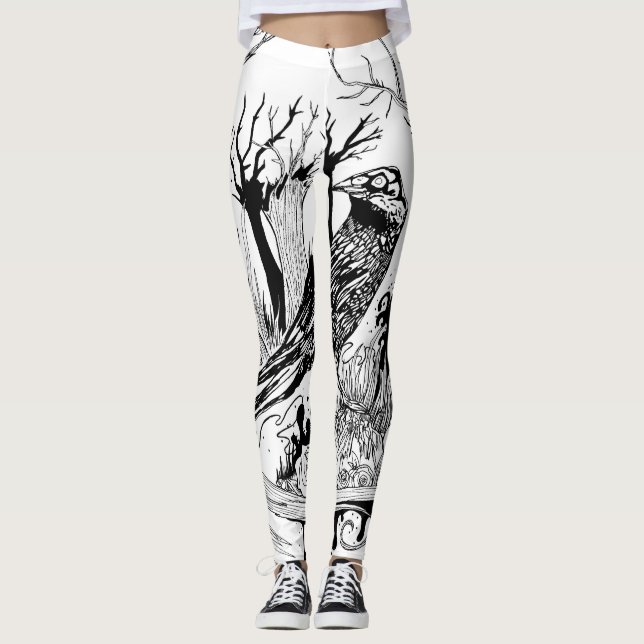 Die schwarze Kurve Leggings (Vorderseite)
