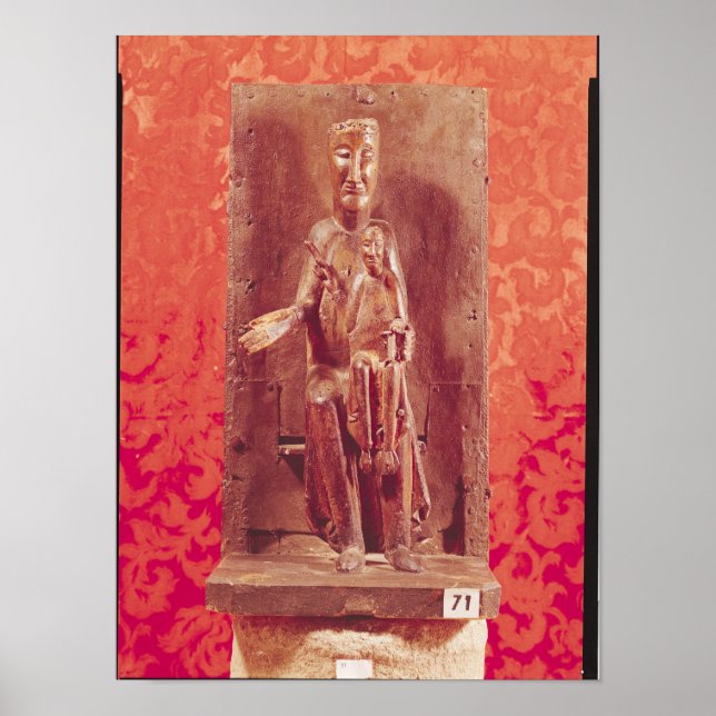 Die Schwarze Madonna, Katalanische Schule, 11. Jah Poster (Vorne)