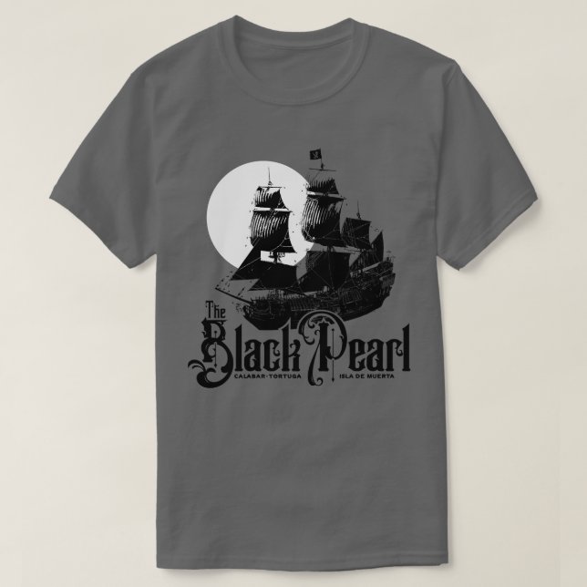Die schwarze Perle T-Shirt (Design vorne)