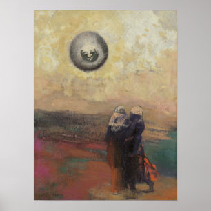 Die schwarze Sonne (Redon 1900) Poster