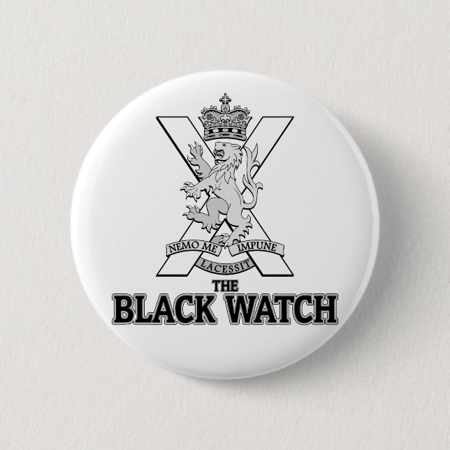 Die schwarze Uhr Button (Vorderseite)