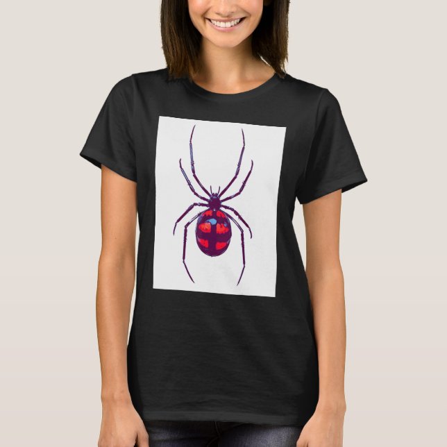 Die schwarze Witwe T-Shirt (Vorderseite)