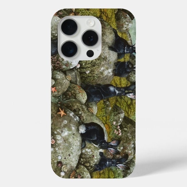 Die schwarzen Kaninchen von Hy-Brasil Case-Mate iPhone Hülle (Rückseite)