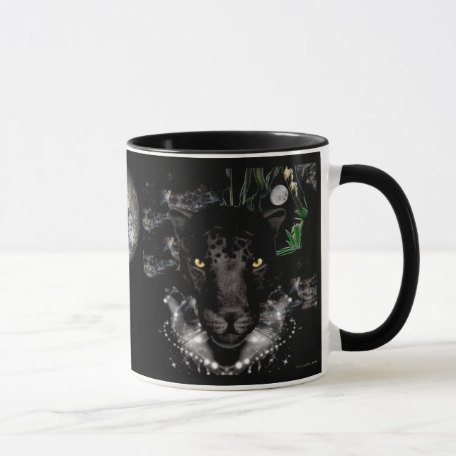 Die schwarzer Panther-Tasse Tasse (Rechts)