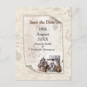 Die schwedische Kaffeehaustradition der Fika Ankündigungspostkarte