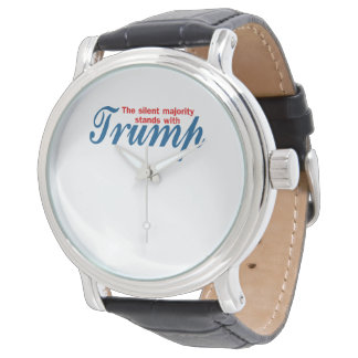 Die schweigende Mehrheit steht Trump gegenüber Armbanduhr
