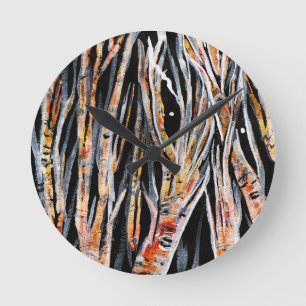 Die Schweigsamen Runde Wanduhr
