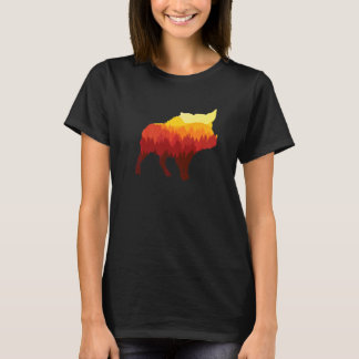 Die Schweine rufen Arkansas Tier Schwein Wildlife  T-Shirt