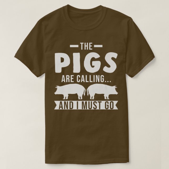 Die Schweine rufen T-Shirt (Design vorne)