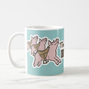 Die Schweine sind bereit zum Fliegen lustige Tasse