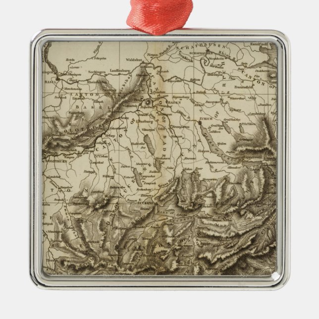 Die Schweiz 10 Silbernes Ornament (Vorne)