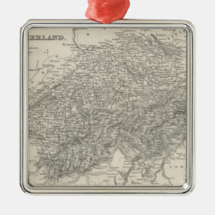 Die Schweiz 15 Silbernes Ornament