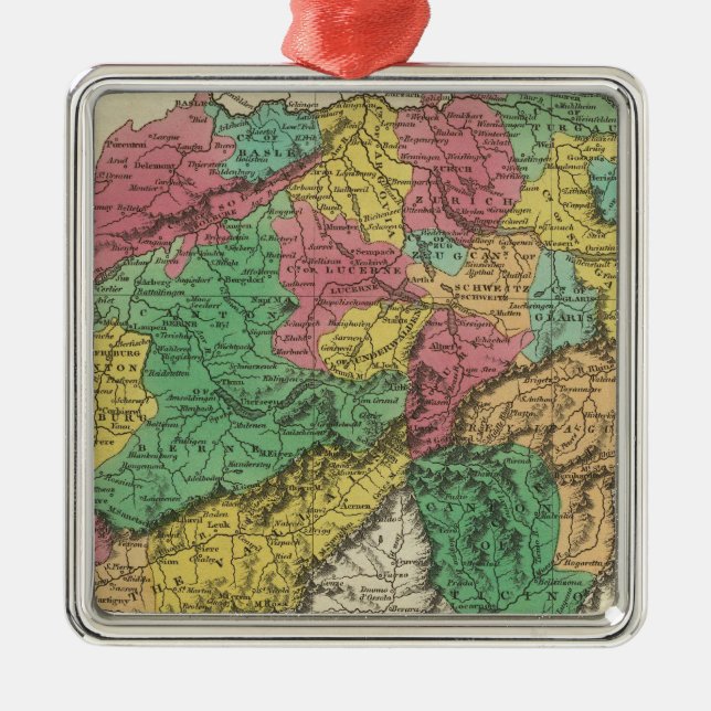 Die Schweiz 17 Ornament Aus Metall (Vorne)