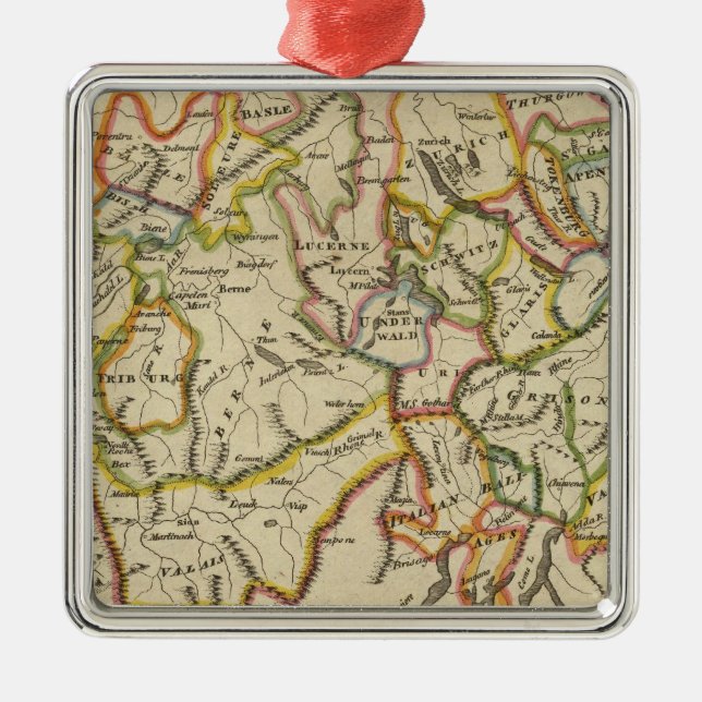 Die Schweiz 18 Ornament Aus Metall (Vorne)