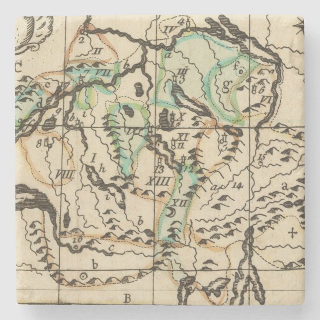 Die Schweiz 8 Steinuntersetzer (Vorderseite)