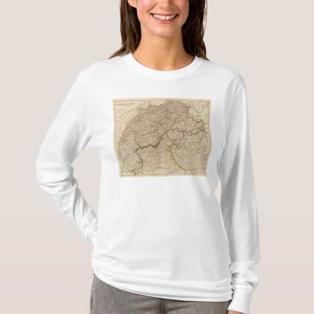 Die Schweiz, Alpen T-Shirt (Vorderseite)