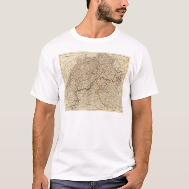 Die Schweiz, Alpen T-Shirt (Vorderseite)
