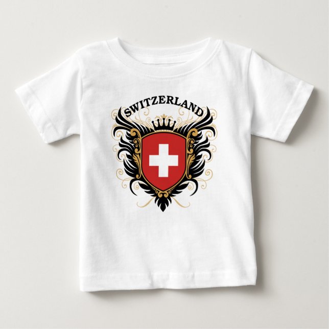 Die Schweiz Baby T-shirt (Vorderseite)